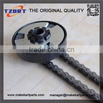 Mini Bike Go Kart #41/420 Clutch and #41/420 Chain 3/4" Bore 10 Tooth Max Torque Made photo-2