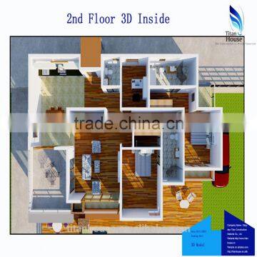 Luxury Light Steel Structure Prefab Mansion photo-4