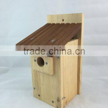 New Designed Unfinished Environmental Wooden Bird House Wholesale photo-6