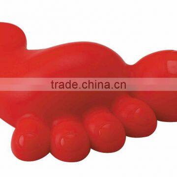 Baby Safety Foot Shape Funny Glass Shower Rubber Door Stop photo-2