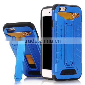 Card Slot Phone Case Bracket Protective Phone Shell TPU + PC Material for IPhone7 / Plus photo-6