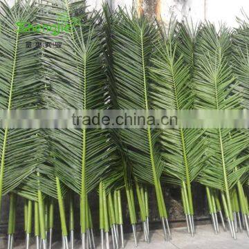 SJLJ013781 Guangzhou Factory Direct Selling Artificial Foliage Leaves High Simulation Artificial Palm Tree Leaves photo-5