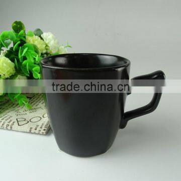 stock ceramic coffee mug.black coffee mug,250ml coffee mug