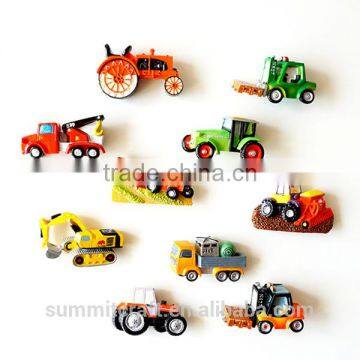 Resin mini 3d car shaped fridge magnet