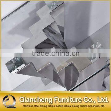 Modern Glass Top Stainless Steel Frame tv Stand photo-3