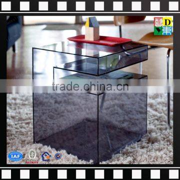 2016 Comfort Acrylic Furniture Sofa,brown Fabric Acrylic Leg Modern Two Seats Sofa photo-3