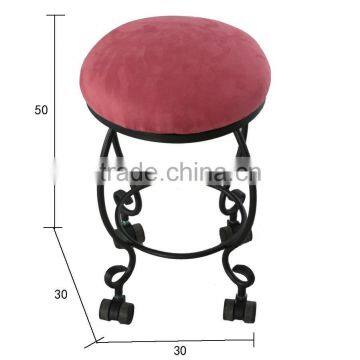 Potable Movable Ottoman Stool Hydraulic Chair With Wheels Used Salon Furniture TKN-39061 photo-2