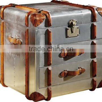 High Quality Retro ,vintage Leather Trunk Furniture T912#