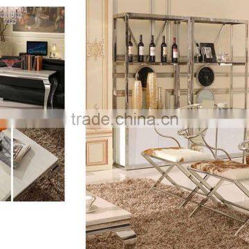 2015 White and Black Dairy Cow Leather Stainless Steel Leisure Chair A816 photo-3