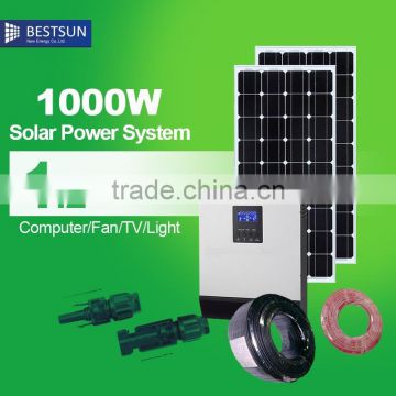 China solar panel manufacturers 1kw solar power system for home