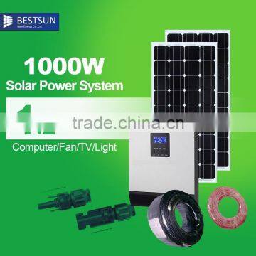 BESTSUN 1kw Hybrid Solar Power System Home photo-2