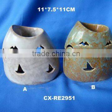 Ceramic oil burners