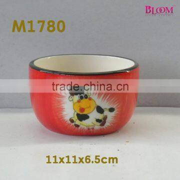 Hot Sale 3D Animal Ceramic Baby Bowl photo-4