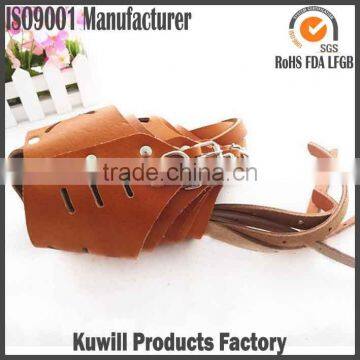 Muzzle Quick Fit Nylon Dog Muzzle Secure Rubber Mesh Dog Basket Muzzle photo-5