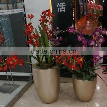Gold FRP Planter Flowerpot photo-2