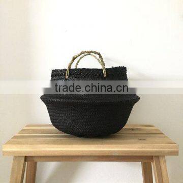 Small Size and Cheap Seagrass Woven Belly Basket photo-2