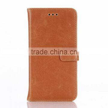 High Quality Crazy-horse PU Card Bumper/pocket Cell Phone Case for Motorola photo-5