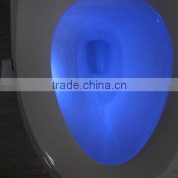 Automatic Luminous LED Light Toilet Seat Sensor / Glowing Bathroom Decorative Toilet Lightbowl photo-5