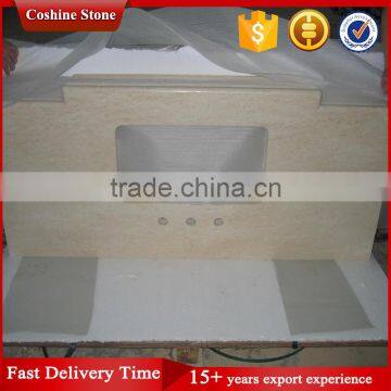 Various color cheap and commericial marble vanity top for bathroom