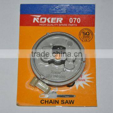 Starter pully recoil rope rotor with pawl kit parts for 070 chainsaw