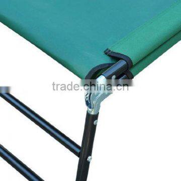 Folding 18x1.0mm Steel Frame Beach Sunbed Camping Cot photo-5