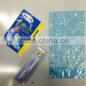 Environmental LDPE plastic ice cube bags