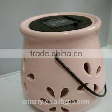 2015 Newly Launched Ceramic Solar Petals Lamp photo-3