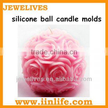 Large decorative ball candle molds for sale
