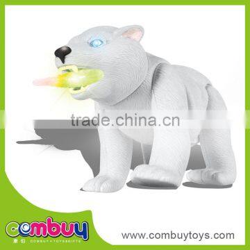 Laster b/o musical cartoon toys set electric mini plastic bear