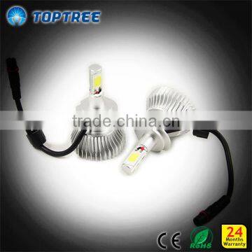 Toptree headlamp car h7 led headlight conversion kit
