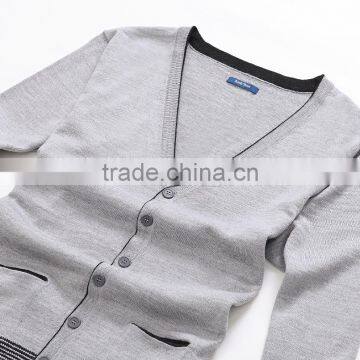 Men's Fine Cardigan Grey Kintwear photo-2