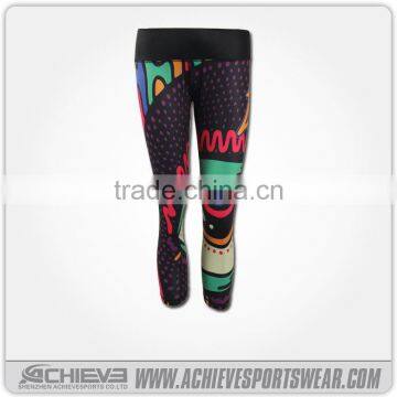 Sublimated Women Fitness Shorts,Custom Yoga Shorts for Women photo-5