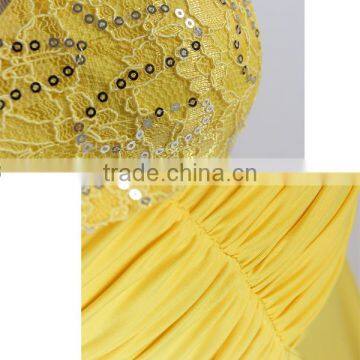 Apparel Manufactureres High Quality Lace Hem Sexy/stylish Evening Dress 2013 photo-6