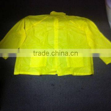 Unisex Waterproof Polyester Rainwear Plastic Rainsuits photo-3