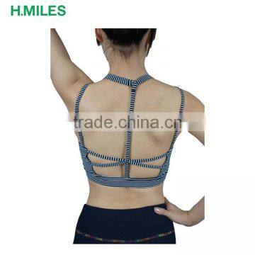 Professional Custom Made Strip Strappy Sports Yoga Bra Sexy photo-2
