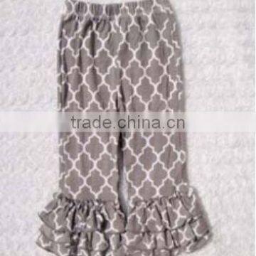 China Product and Low Price Wholesale Best Selling Boutique Cotton Ruffle Pants for Baby Kids for Spring and Autumn Wearing photo-5