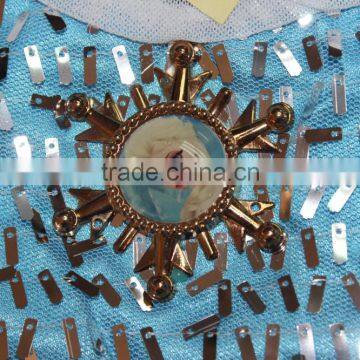 GZY 6-16year Old Girls Puffy Blue Dresses Princess Dresses on Sale photo-2