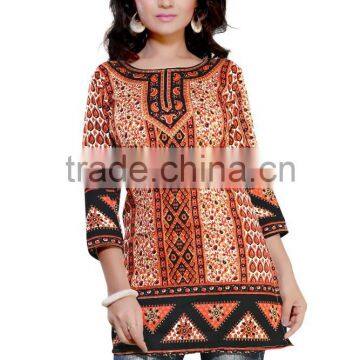 Glamour Styles Canvas Crape Kurtis