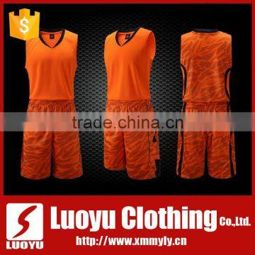 Custom Printed Logo Basketball Jersey Uniform Design