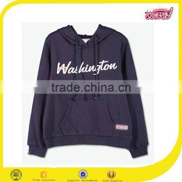 2016 OEM Service Supply Type Sports and Leisure Suits Custom Pullover Style and With Hood Design Cotton Hoodies