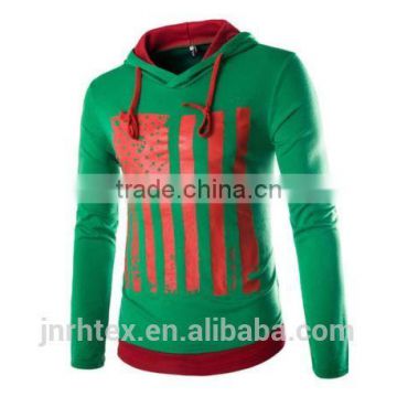 Hot Mens Long Sleeve Custom Print Couple Lover Hooded Sweatshirt photo-3