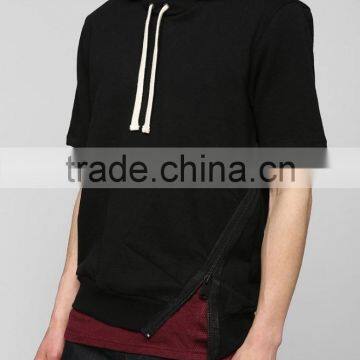 High Quality Mens Casual Short Sleeve Hoodies photo-2