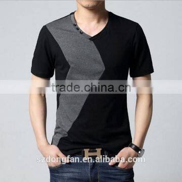 Clothes Men Slim Fit T-shirt Men Short Sleeve Shirt Casual T Shirt Tee Top Mens Short Shirt photo-4
