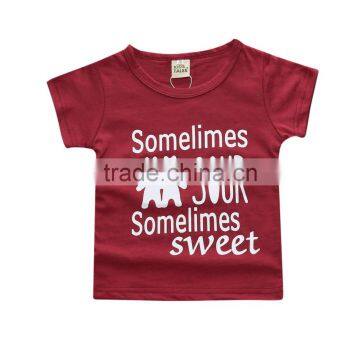 S17498A Kids T-shirt Summer Boys and Girls Short Sleeve T-shirt photo-2