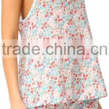 2017 Hot Sale Sexy New Design Ladies Nightgown Women Sleeveless Pajamas photo-2