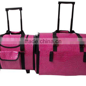 Pink PU travelling dog house