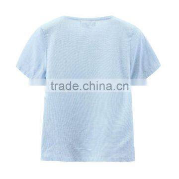 100% Cotton Unique Design Summer Newest Kid Boy Blank Shirt photo-4