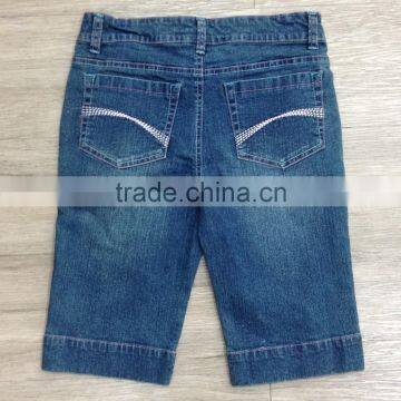 7-16 Cotton/poly/spandex Bobby Jack Girls Denim Capri #9R5520 photo-2