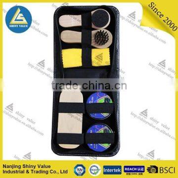 Latest Hot Selling Complete Shoe Cleaning Kit With Tin Shoe Polish and Brushes photo-2