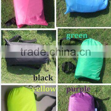 2017 Air Inflatable Lounger/beach Air Sleeping Bag Inflatable Sofa Bed Lazy Bed Laybag photo-2